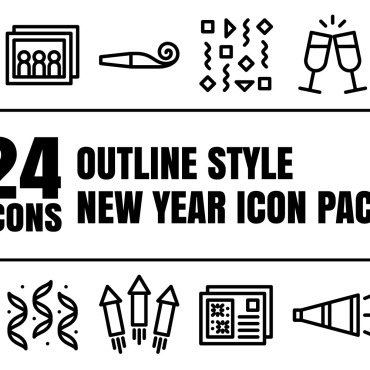 Year Happy Icon Sets 375261