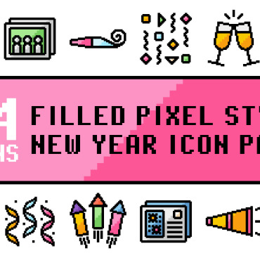 New Year Icon Sets 375262