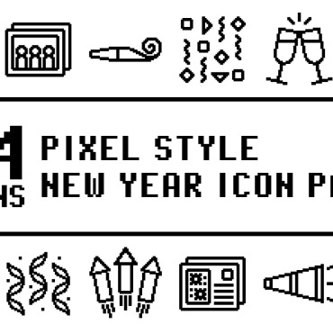 New Year Icon Sets 375263