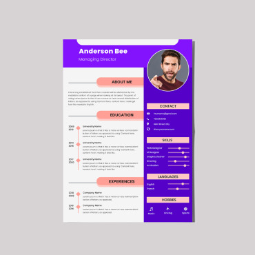 For Word Resume Templates 375265