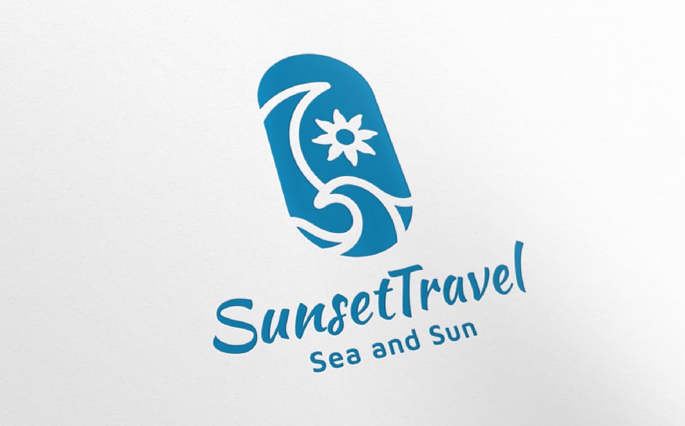 Sunset Travel Agent Logo v.1