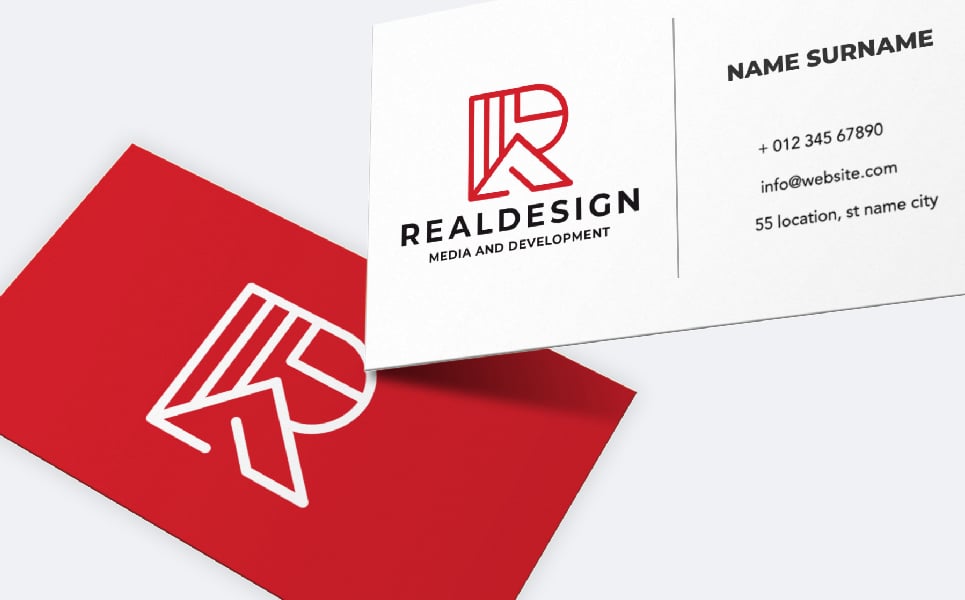 Real Design Letter R Logo