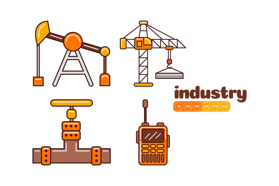 Industry Icon Vector Pack #08