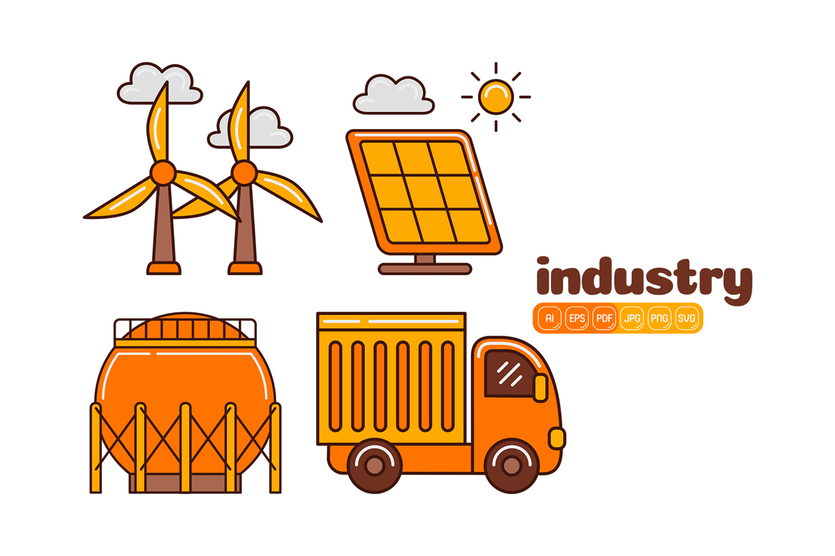 Industry Icon Vector Pack #09