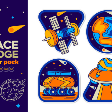 Universe Space Vectors Templates 375372