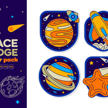 Universe Space Vectors Templates 375373