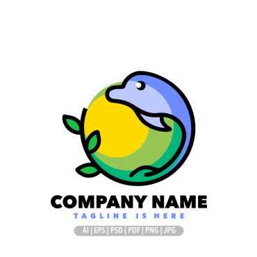 Animal Dolphin Logo Templates 375382