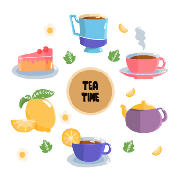 Time Cup Illustrations Templates 375384