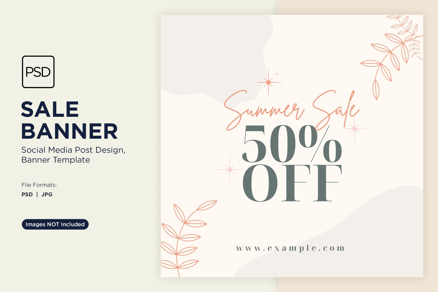 Summer Stylin Seasonal Sale Banner Design Template