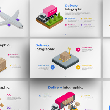 Cargo Infographic PowerPoint Templates 375429