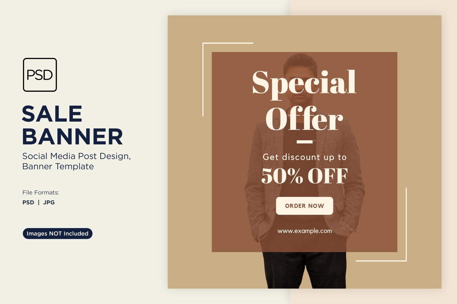 Fashion Frenzy Sale Banner Design Template 6