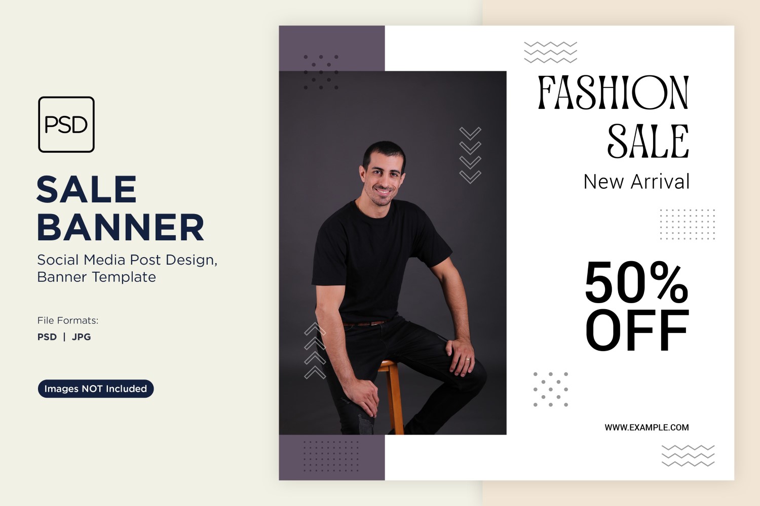 Fashion Frenzy Sale Banner Design Template 7