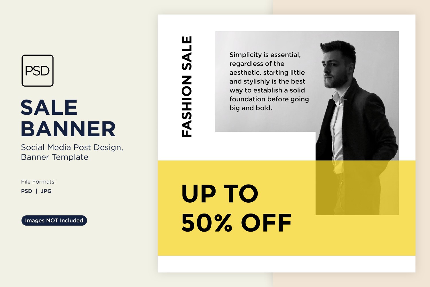 Fashion Frenzy Sale Banner Design Template 8