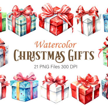 Christmas Gifts Illustrations Templates 375445