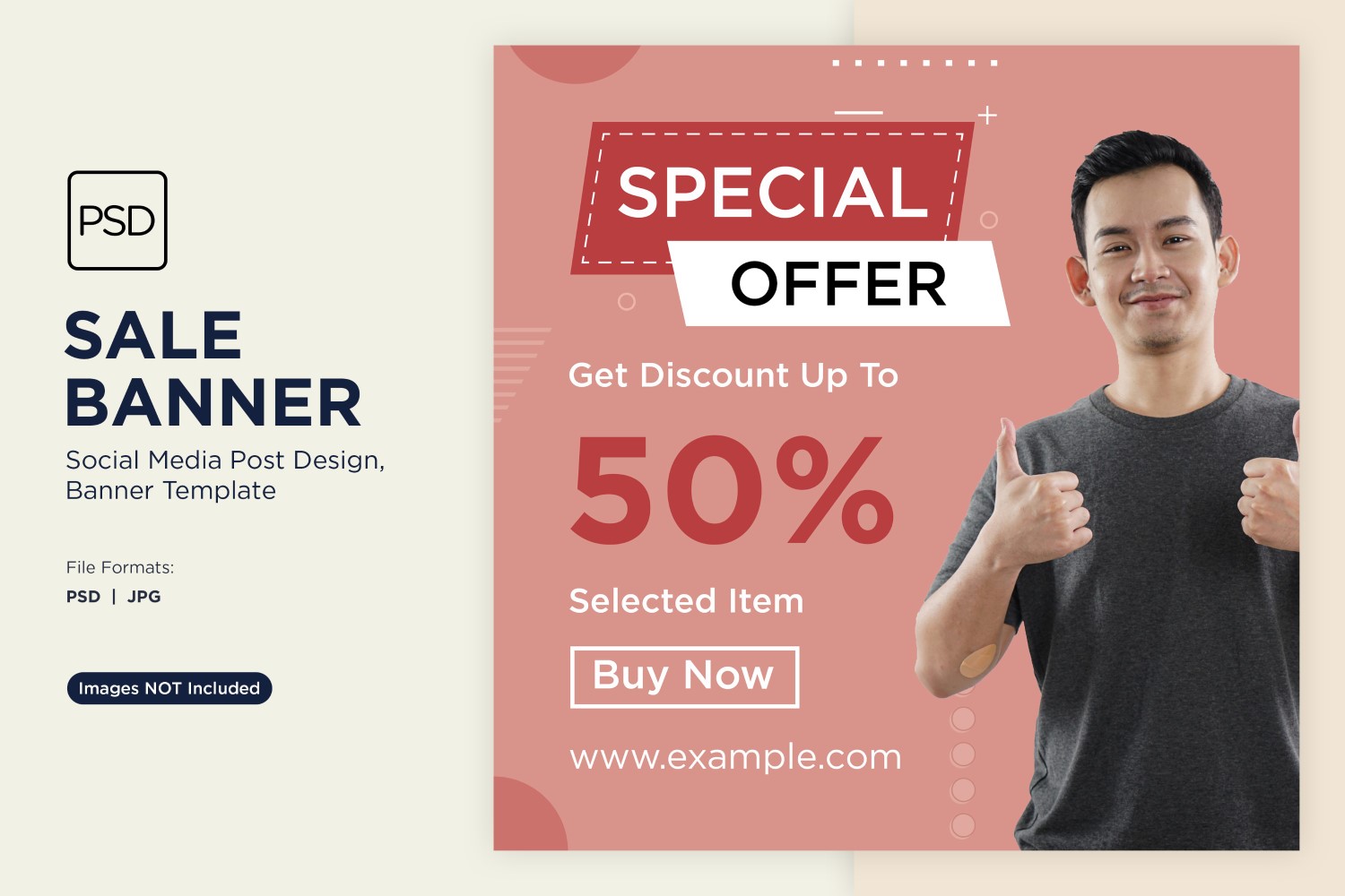 Special Offer on Store and online Banner Design Template
