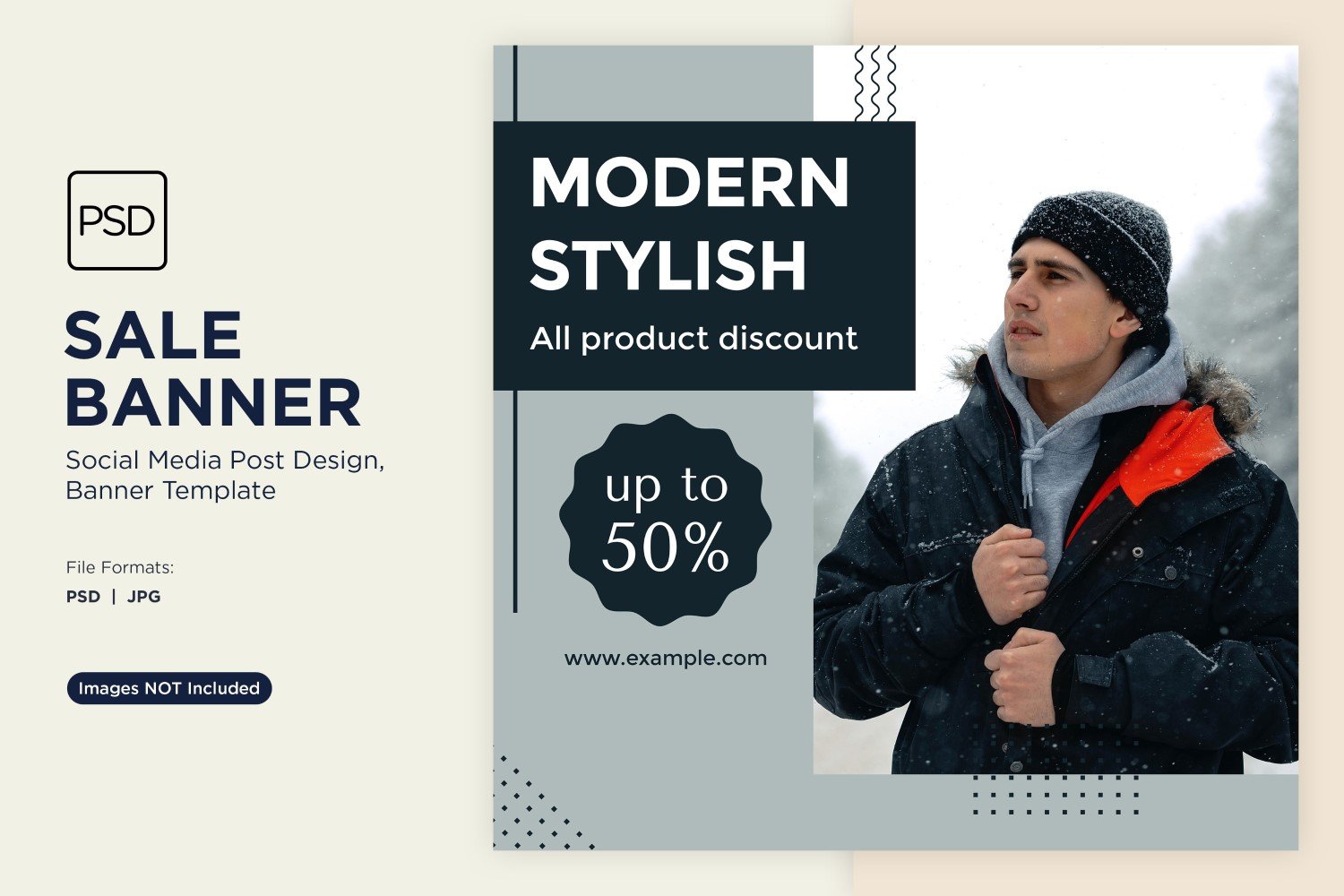 Hot Deals for Cool Days Winter Sale Specials Design Template