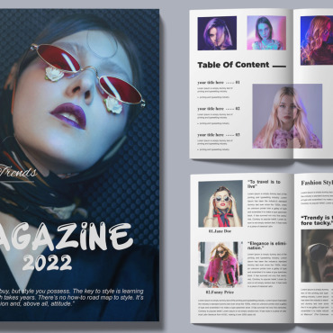 Brochure Template Magazine 375559