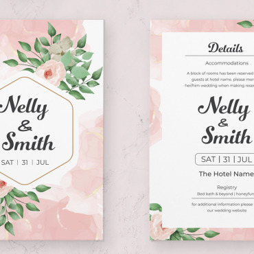 Flier Floral Corporate Identity 375644