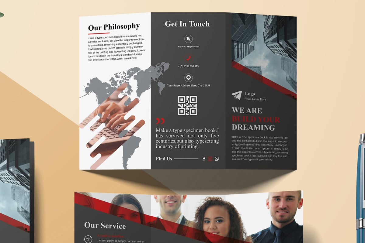 Professional Business Trifold Brochure