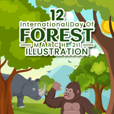 Forestry Forest Illustrations Templates 375797