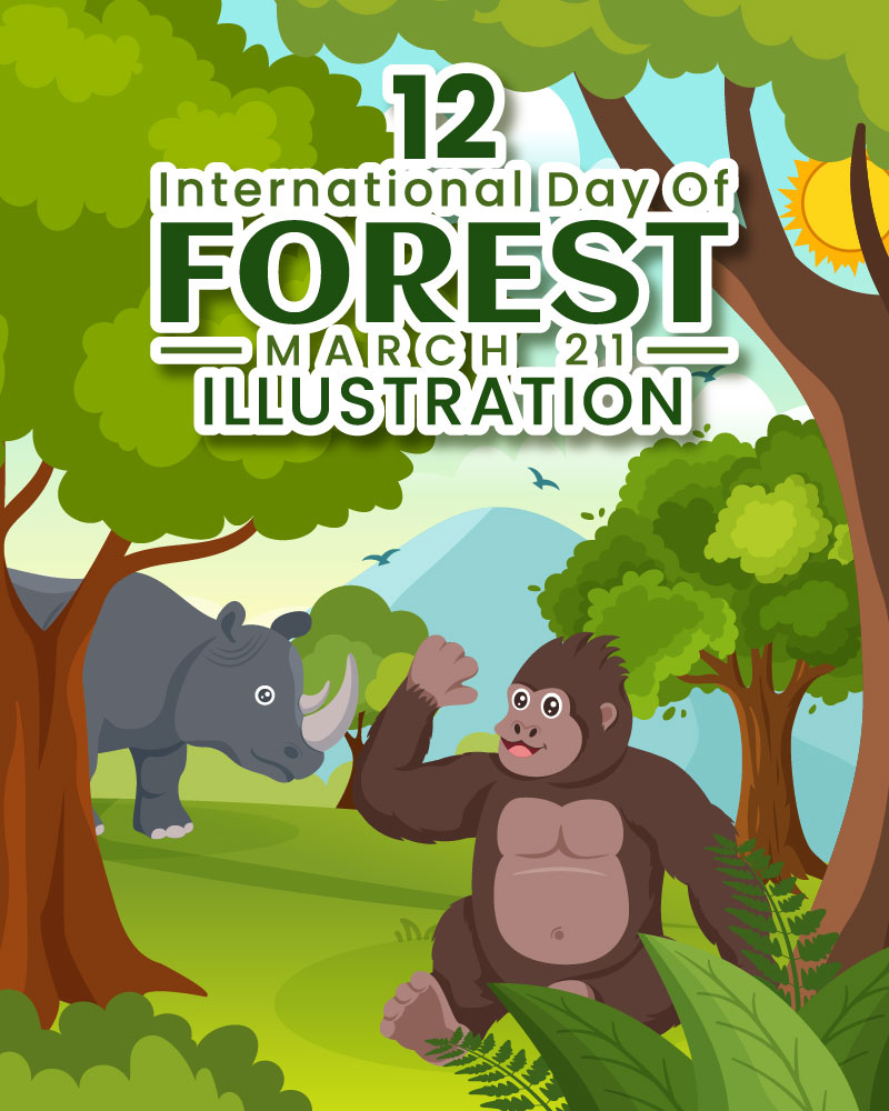 12 International Forest Day Illustration