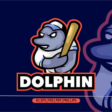 Dolphin Competition Logo Templates 375815