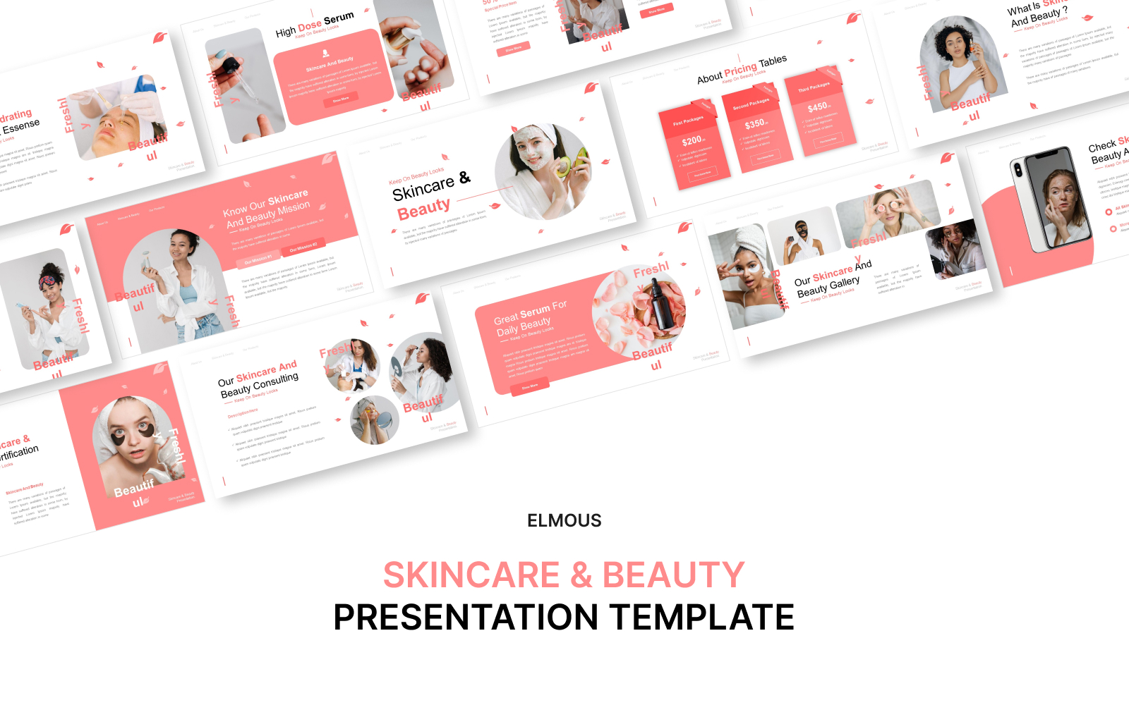 Skincare & Beauty Google Slide Presentation Template