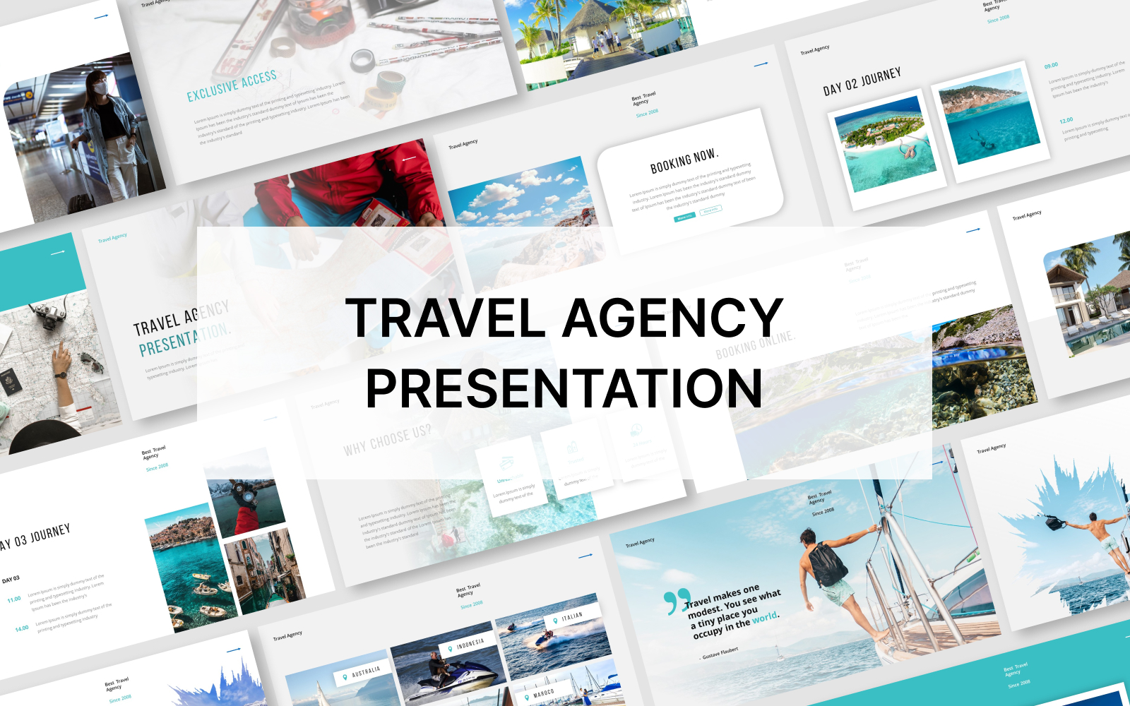 Travel Agency Keynote Presentation Template