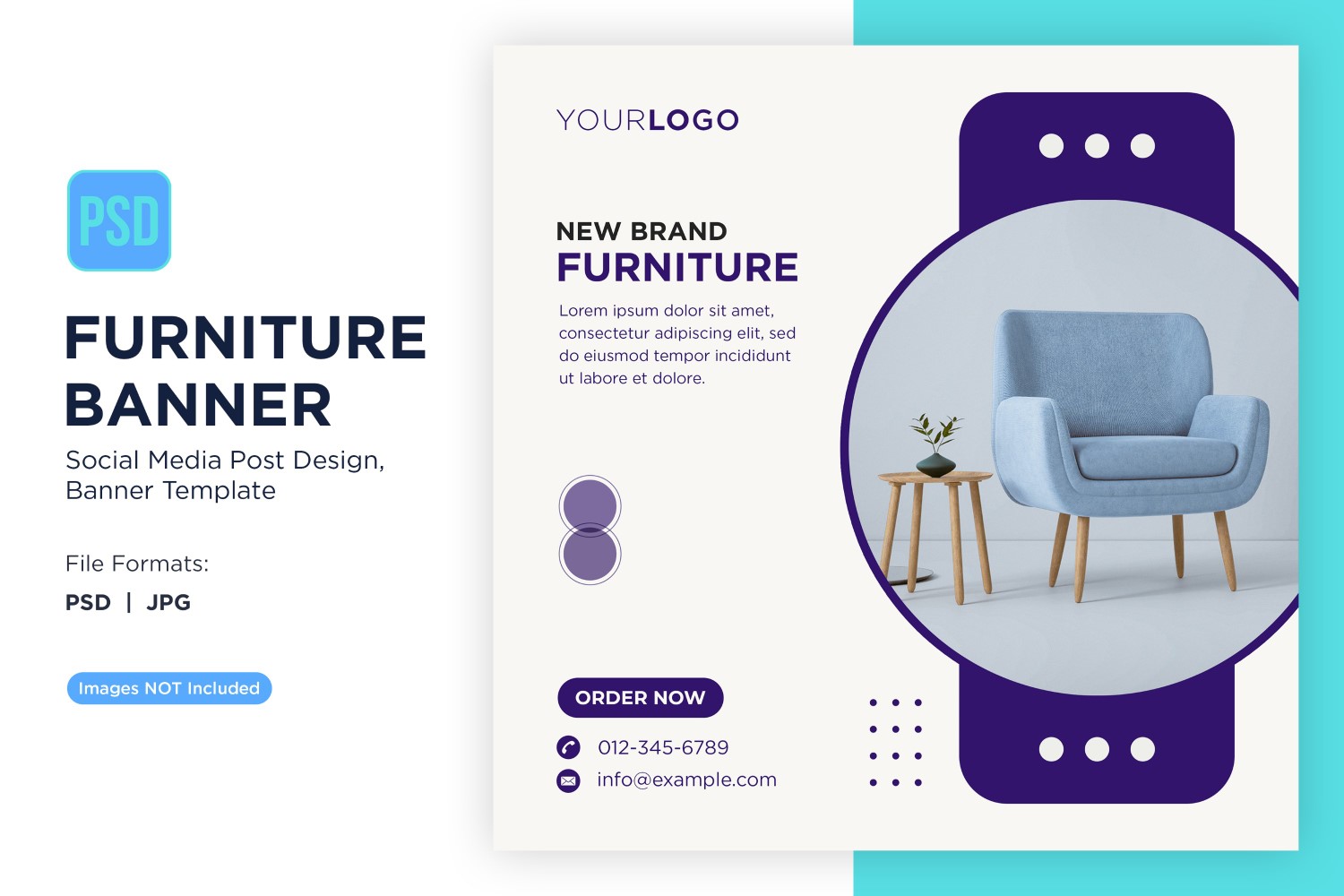 New Brand Furniture Banner Design Template