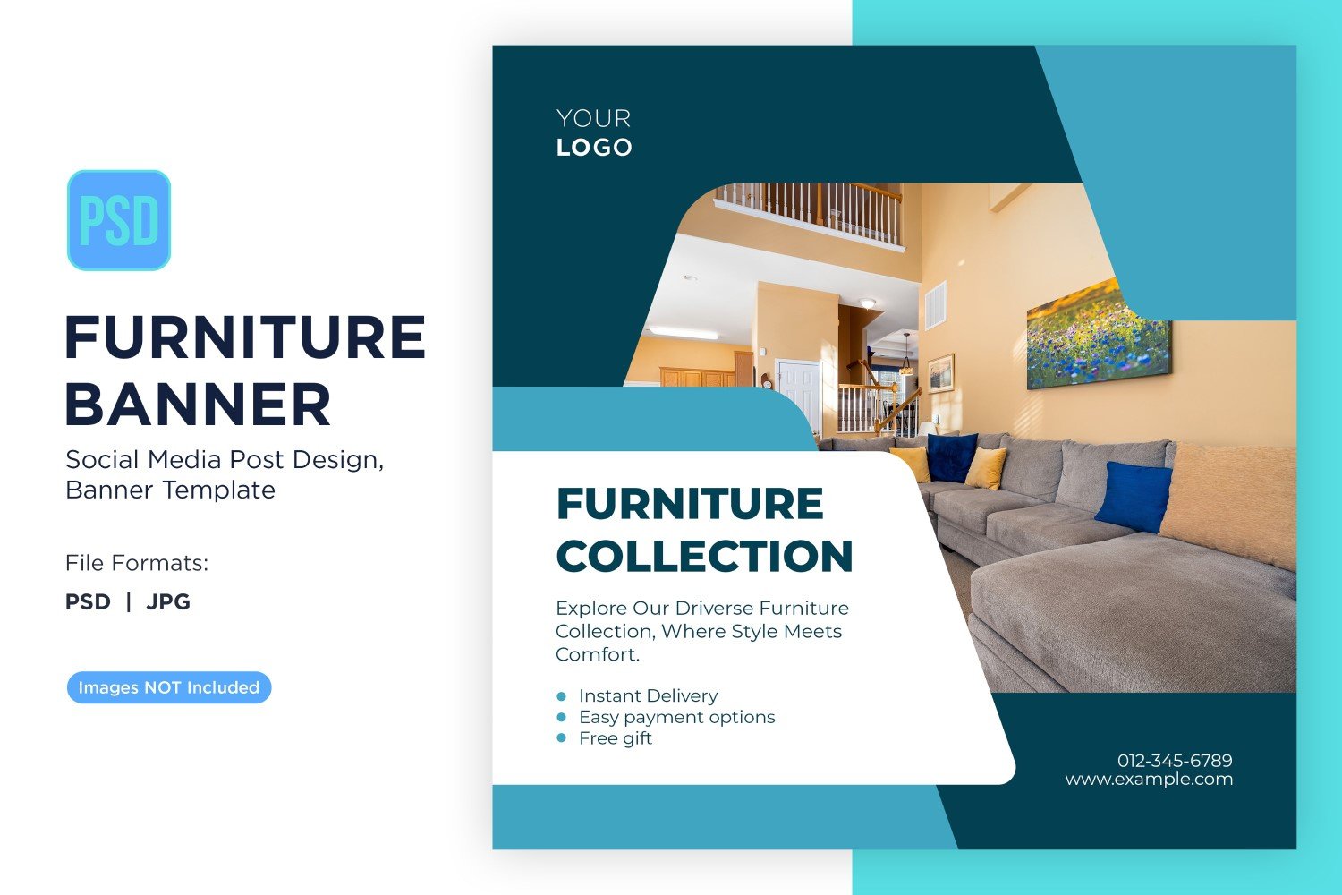 Furniture Collection Banner Design Template