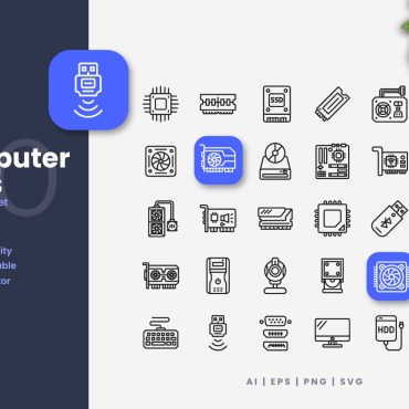Collection Computer Icon Sets 376010