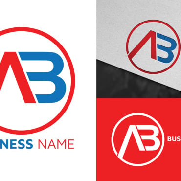 Ab Letter Logo Templates 376091