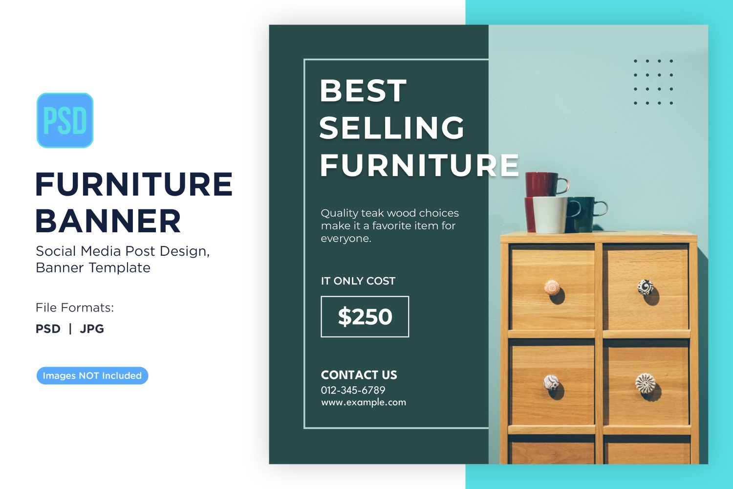 Best Selling Furniture Banner Design Template