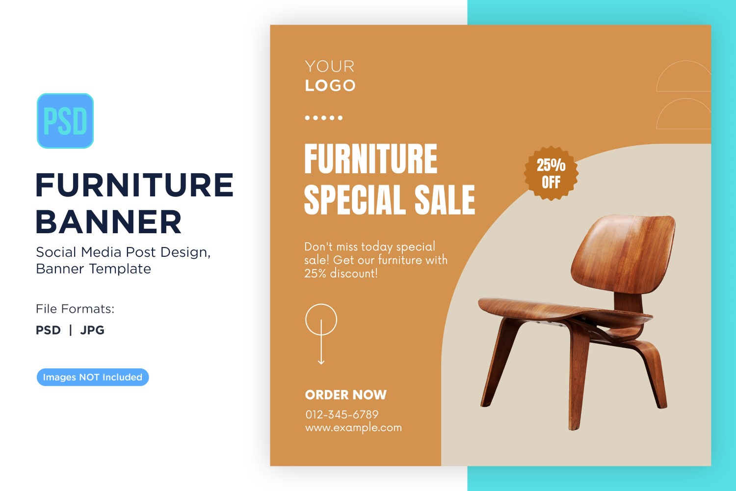 Furniture Special Sale Banner Design Template
