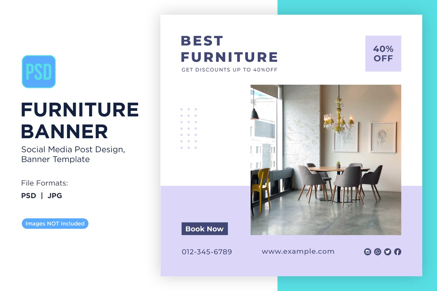 Best Furniture Banner Design Template 2