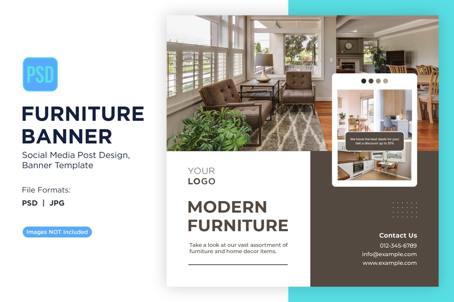 Modern Furniture Banner Design Template 29