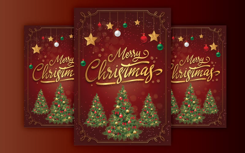 Festive Elegance Christmas Flyer Template