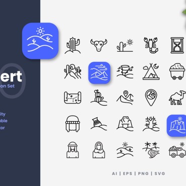 Collection Landscape Icon Sets 376188