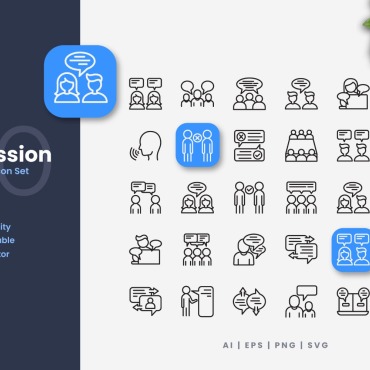 Collection Communication Icon Sets 376194