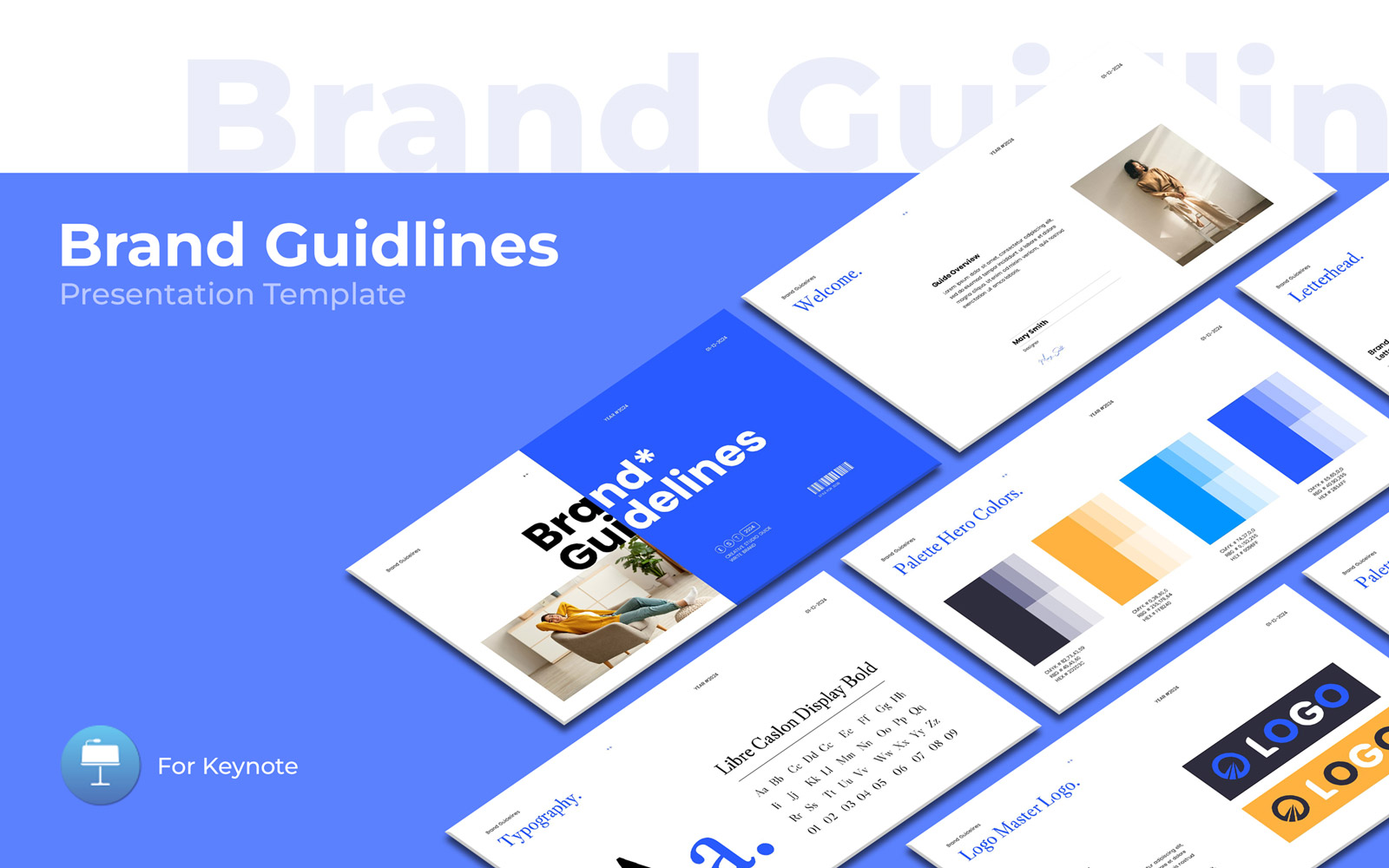 Brand Guidelines Template Keynote Layout