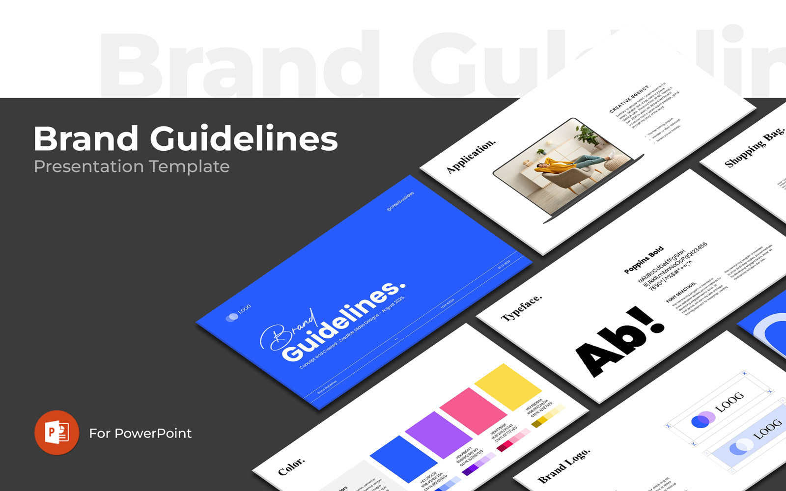 Brand Guidelines Minimal PowerPoint Presentation