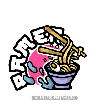 Instant Noodle Logo Templates 376359