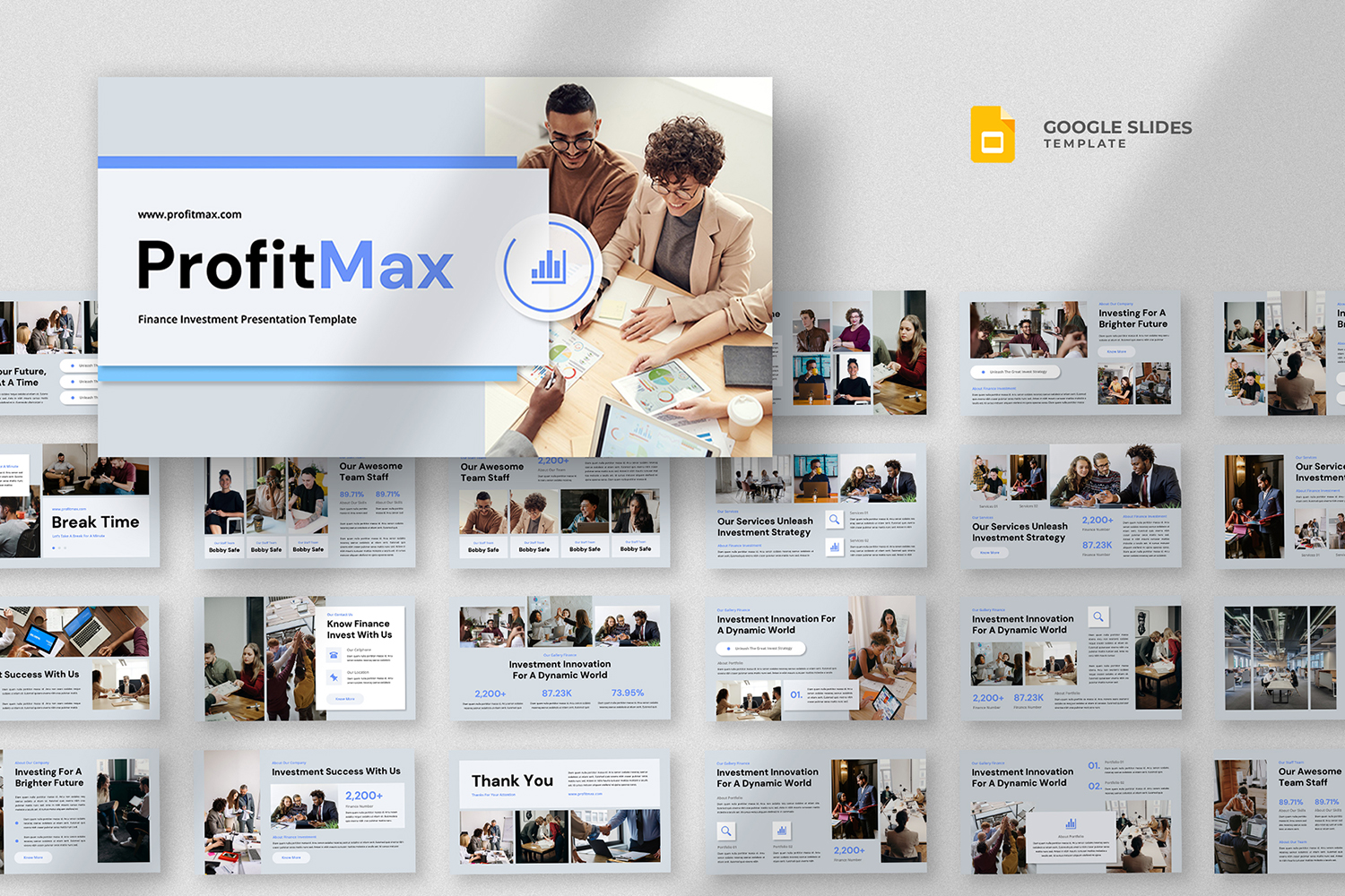 ProfitMax - Financial Investment Google Slides Template