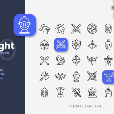 Collection Knight Icon Sets 376430
