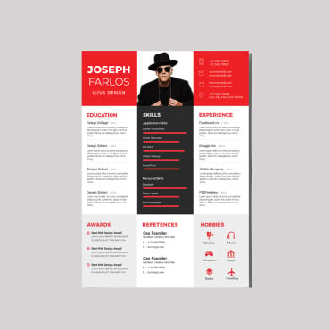 Business Clean Resume Templates 376492