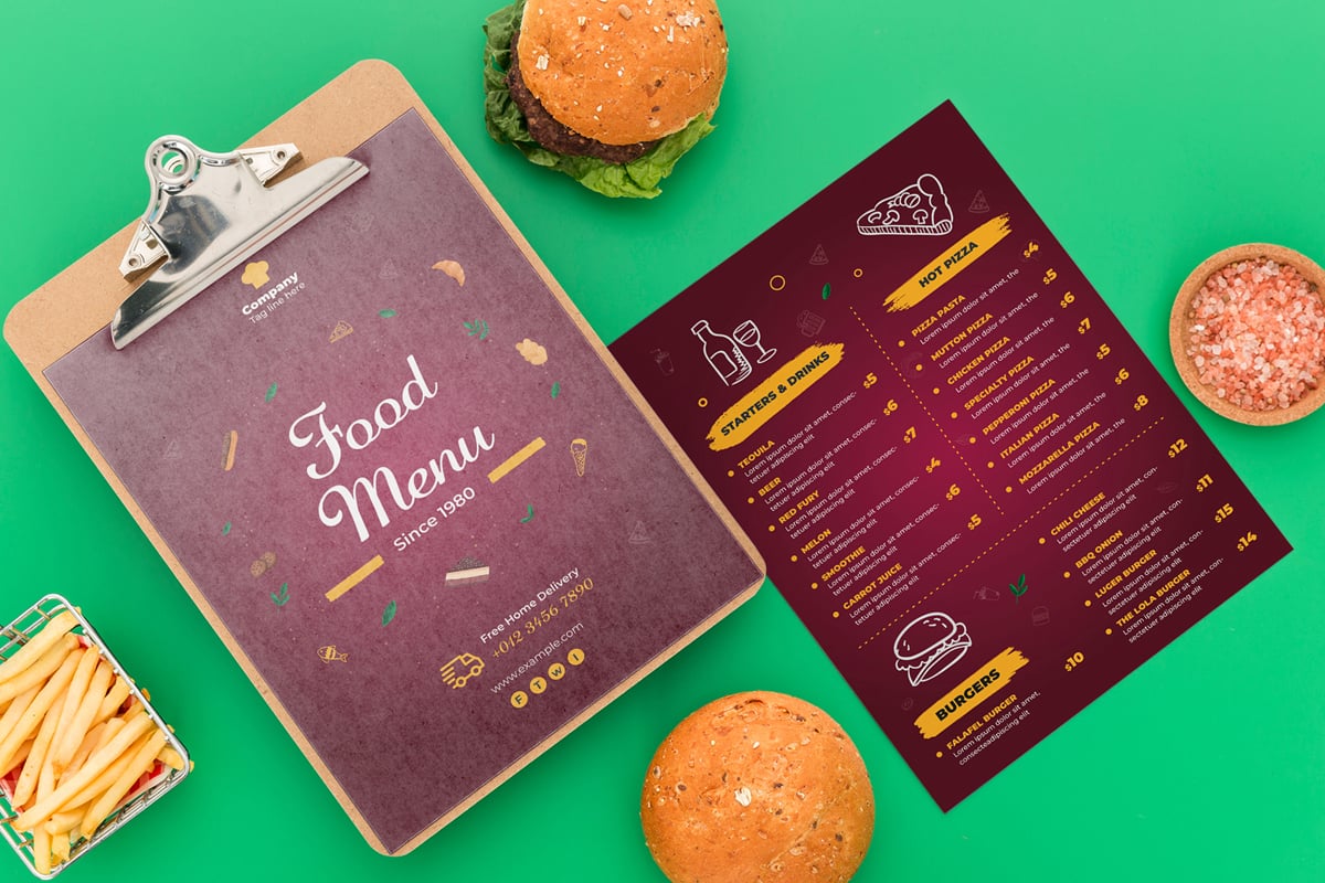 Restaurant Food Menu Templates