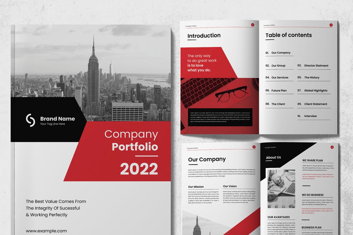 Company Portfolio Template