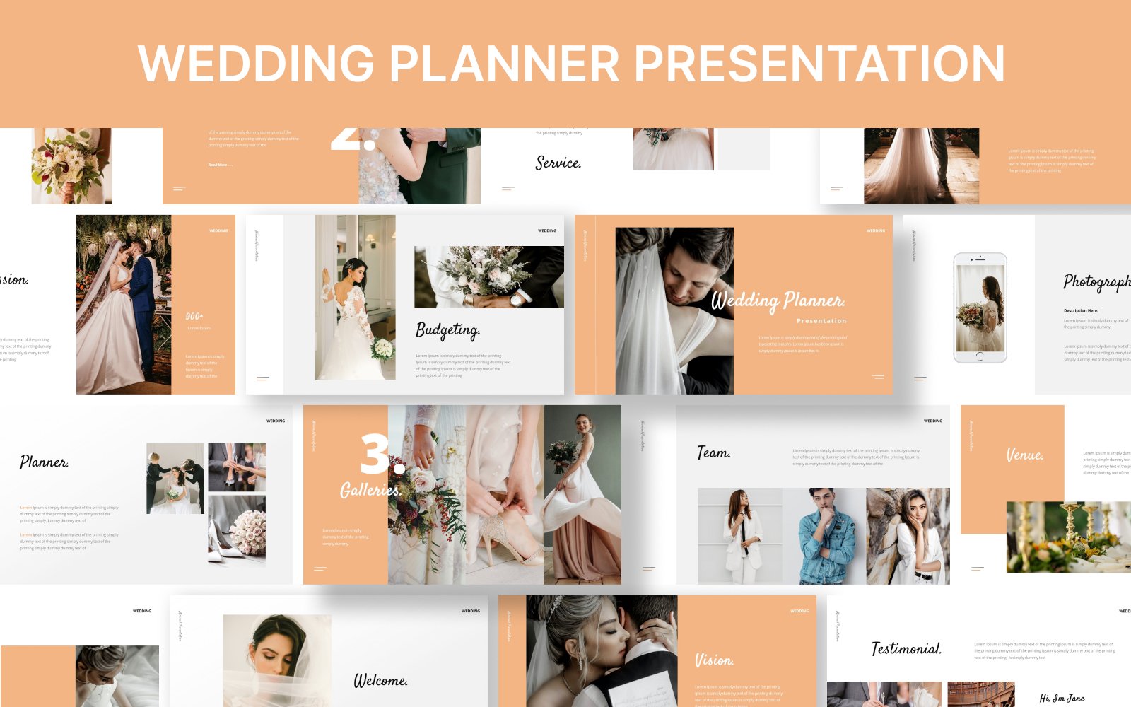 Wedding Planner Google Slides Presentation Template