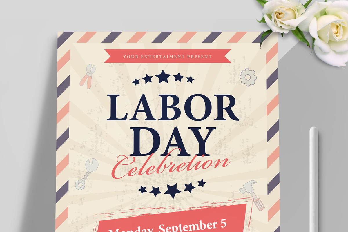 Labor Day Flyer Template Layout