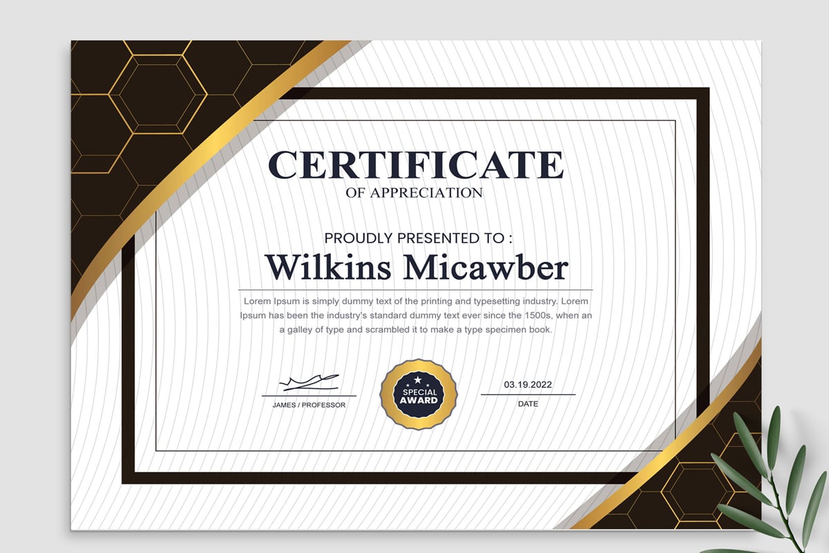 Modern Certificates Template
